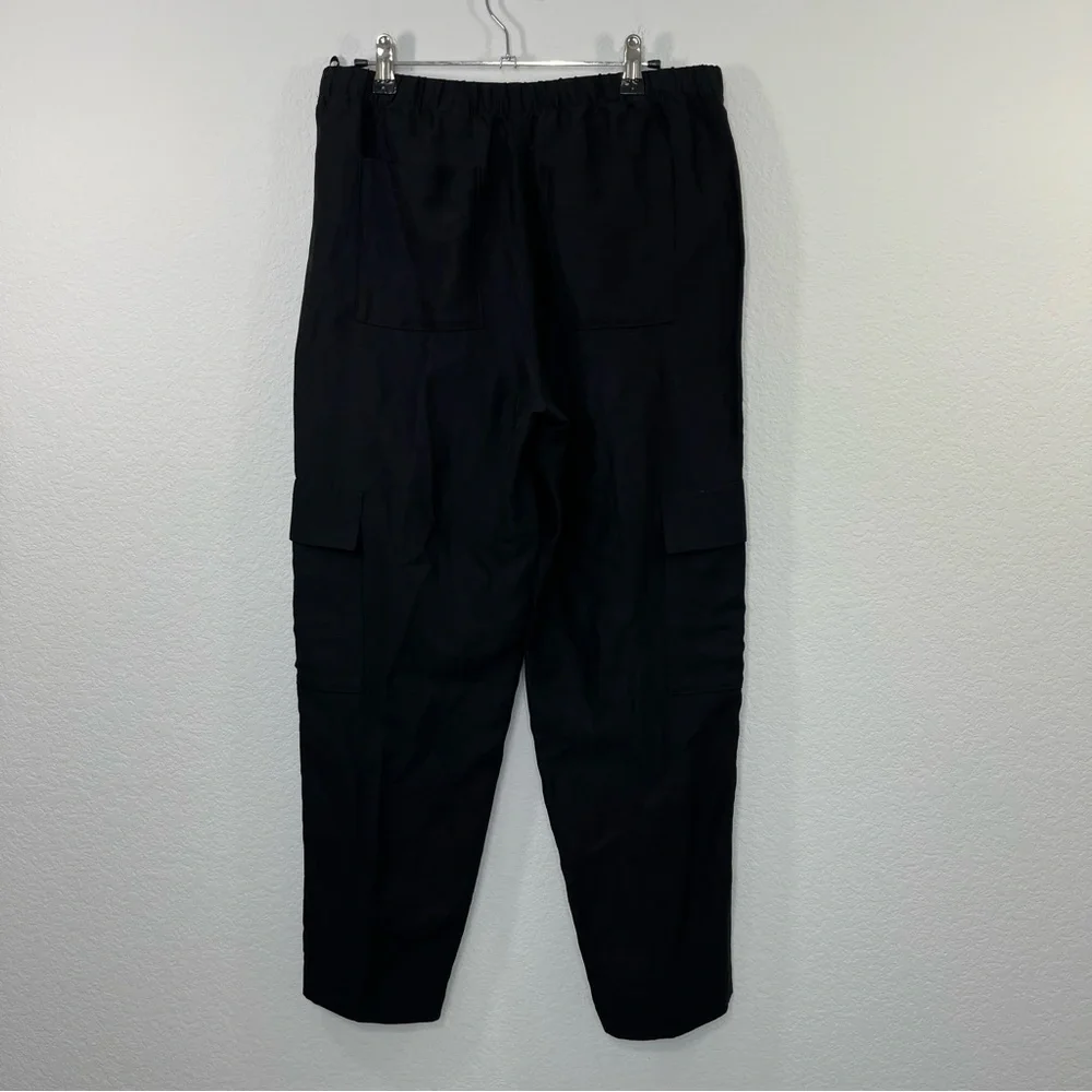Aritzia Babaton Titan Linen‎ Cargo Pant black size 8